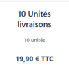 Forfait 10 Unités