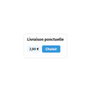Livraison ponctuelle